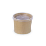 food-cup-kraft-12-OZ-with-transparent-lid