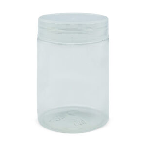 Transparent PET Jar - Diameter 7cm x Height (7.5 - 16 cm)