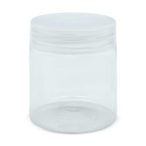 Transparent PET Jar - Diameter 7cm x Height (7.5 - 16 cm)