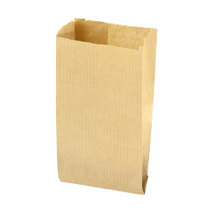 Customizable Flat Satchel Paper Bag - Brown | Eco-Friendly