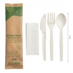 7872-2__Cutlery Set 4 in 1 PSM Corn Starch White 17cm