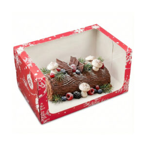 Buche box Red with base 20,25,30,35,40,50 cm