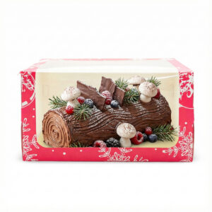 Buche Box Red With Base - Length (20 - 50 cm)