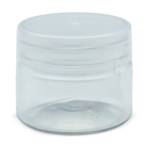 Transparent PET Jars – Diameter 6cm x height (5 - 12 cm)