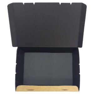 Lunch Box - Kraft/Black inside (S - M - L )