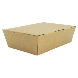 Lunch Box - Kraft/Black inside (S - M - L )