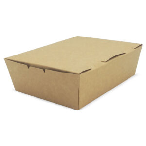 Lunch Box - Kraft/Black inside (S - M - L )