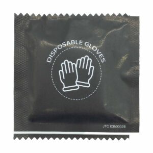 DISPOSABLE EATING GLOVES | 6X6 CM