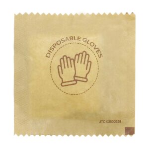 DISPOSABLE EATING GLOVES | 6X6 CM