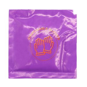 DISPOSABLE EATING GLOVES | 6X6 CM
