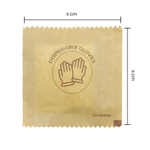 DISPOSABLE EATING GLOVES | 6X6 CM