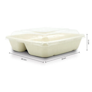 ECOPULP HRV-CS1000-2-BASE 1000ML 2 COMP+ PP LID