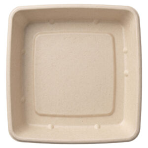 ECOPULPHRV-CS1400- 1400ML SQUARE BASE +PP LID