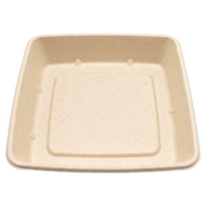 ECOPULPHRV-CS1400- 1400ML SQUARE BASE +PP LID