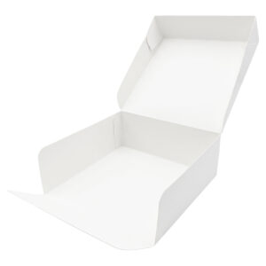 CAKE BOX 2PT 23x23x9 - WHITE