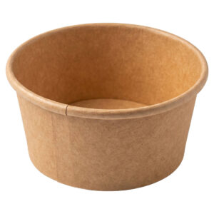Paper Sauce Cup + Pet Lid 50ml ,100 ml | Kraft | White |, Prodelpak