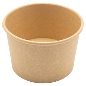 Paper Sauce Cup + Pet Lid 50ml ,100 ml | Kraft | White |, Prodelpak