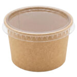 8152-3__paper sauce cup kraft – 100ml with lid