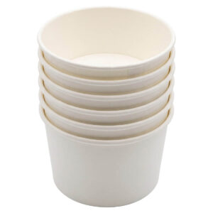Paper Sauce Cup + Pet Lid 50ml ,100 ml | Kraft | White |, Prodelpak