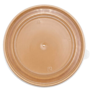 PAPER BOWL PE COATED 500,750,1000,1300 ml Kraft +pp lid